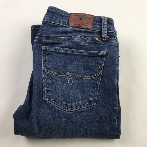 Lucky Brand Womens Lolita Boot Cut Jeans Blue 4 - Picture 1 of 4